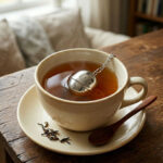 Infusor para Té con Cadena - Diseño Tipo Esfera en Acero Inoxidable - Imagen 3