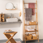 Toallero De Bambu De 3 Niveles