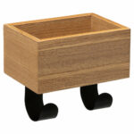 Perchero De Madera Con 2 Ganchos De Metal - Imagen 2