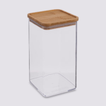 Contenedor Cuadrado De Plastico 1.5Lt