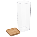 Contenedor Cuadrado De Plastico 2Lt - Imagen 2