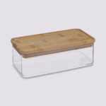 Contenedor Rectangular De Plastico 1Lt