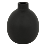 Florero De Ceramica Rily Negro