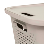 Cesta Con Tapa Aera Beige 13.9Lt - Imagen 2