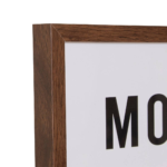 Cuadro Decorativo Adem Blanco Y Negro 50X70Cm - Imagen 3