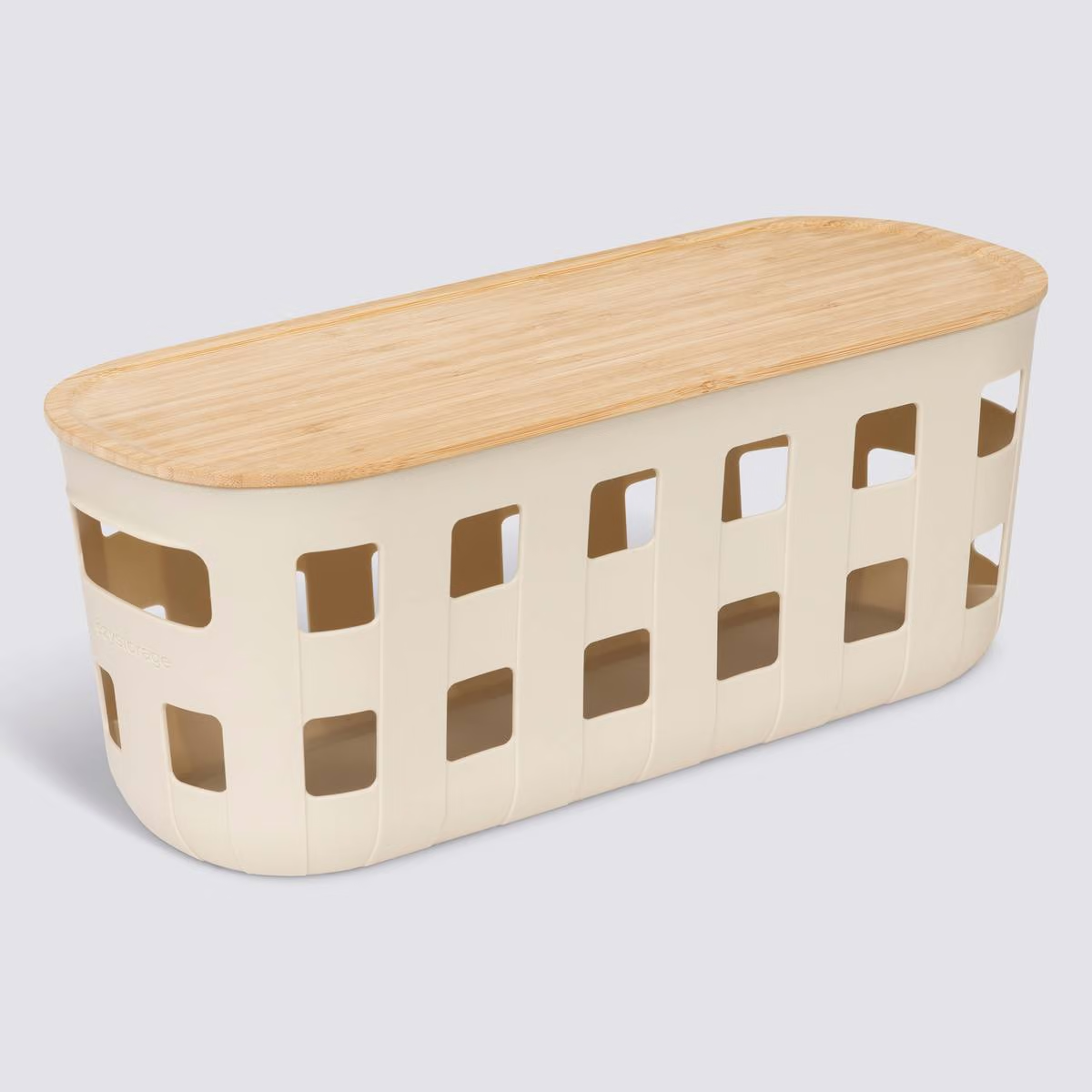 213204-3.png Cesto Para Ropa Harmony Beige 6.5Lt - Imagen 1