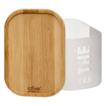 Contenedor Para Te De Vidrio 720Ml Beige - Imagen 2