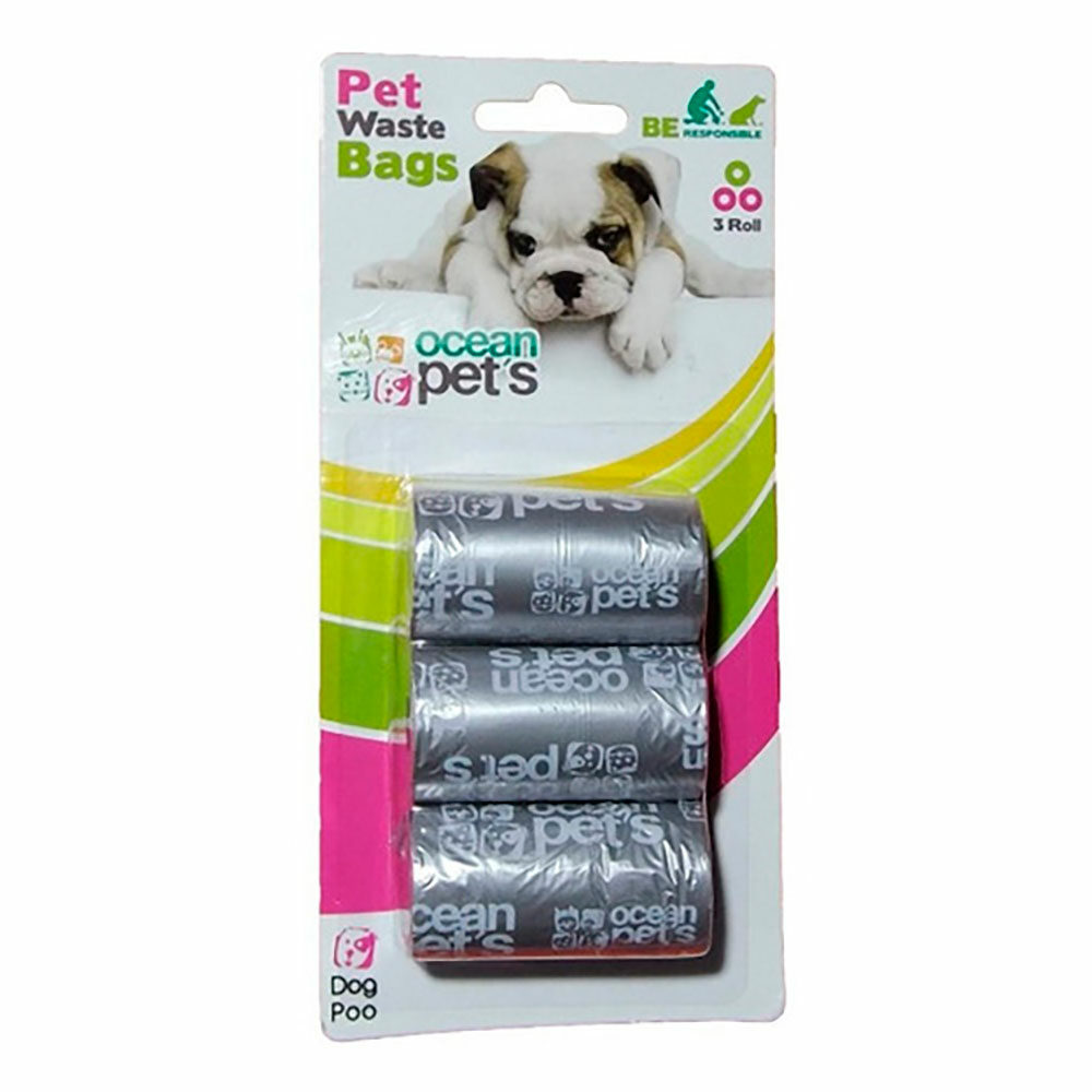 Bolsas De Paseo Paq/3 Rollos De 20 Bolsitas C/U