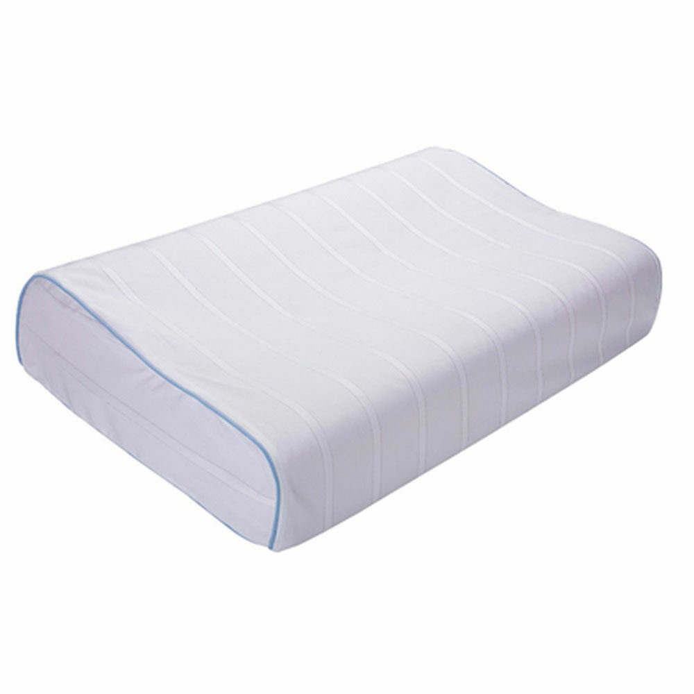 Almohada Blanca Cervical Body Cushion Satin Mediana 100% Algodón