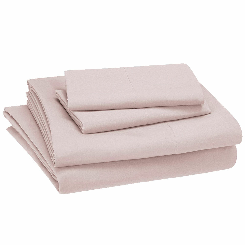Juego De Sabanas Polux De Microfibra Rosa Individual
