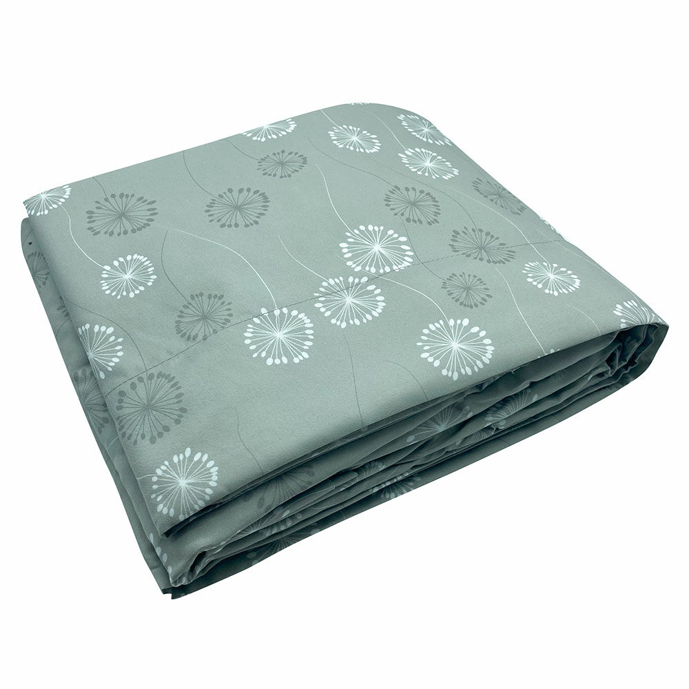 Juego De Sabanas Bretaña Queen Size Gris 100% Poliester