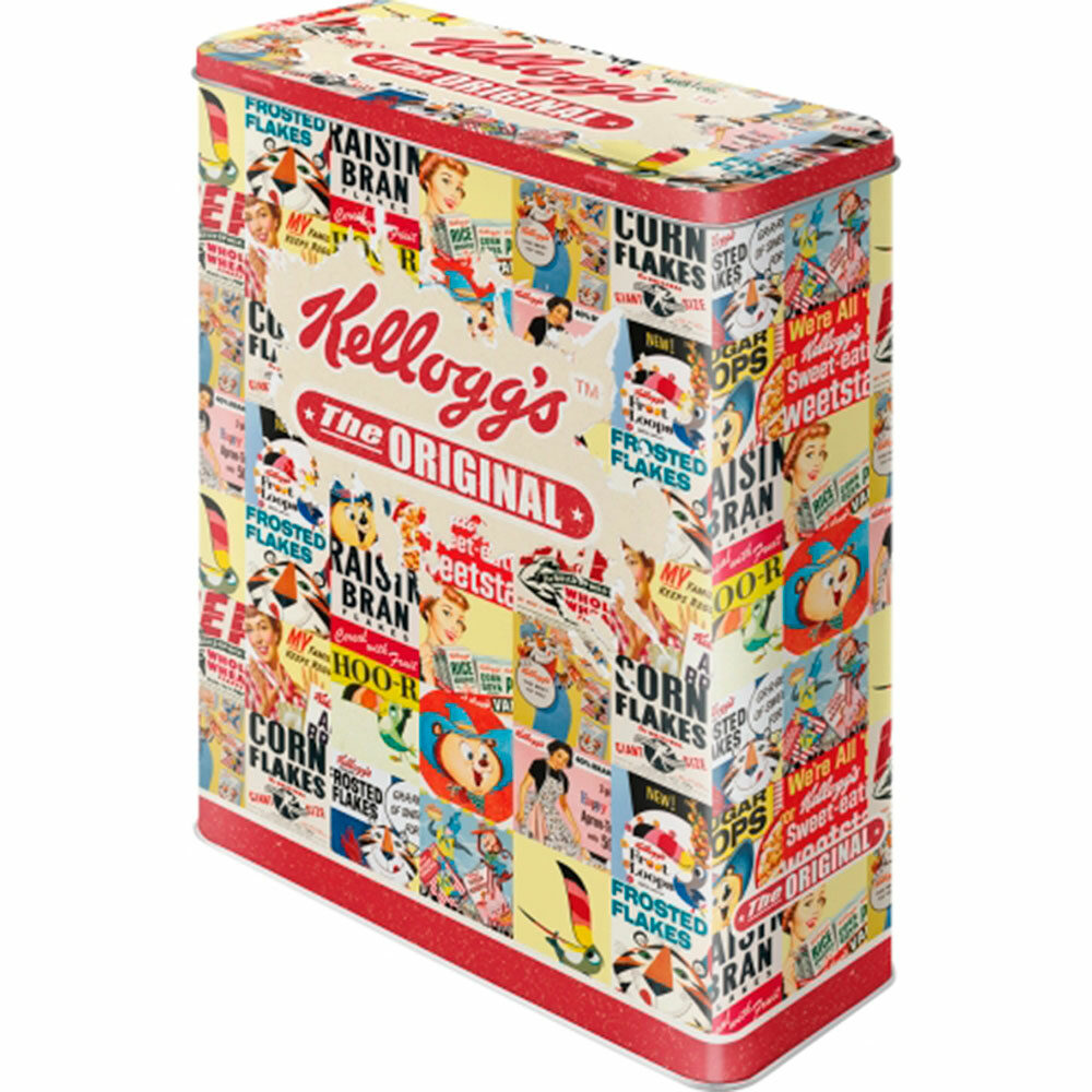 Caja de Metal XL  Kellogg's Collage