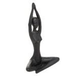 Figura decorativa Estatua Yoga Negro - Imagen 3