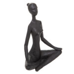Figura decorativa Estatua Yoga Negro - Imagen 4