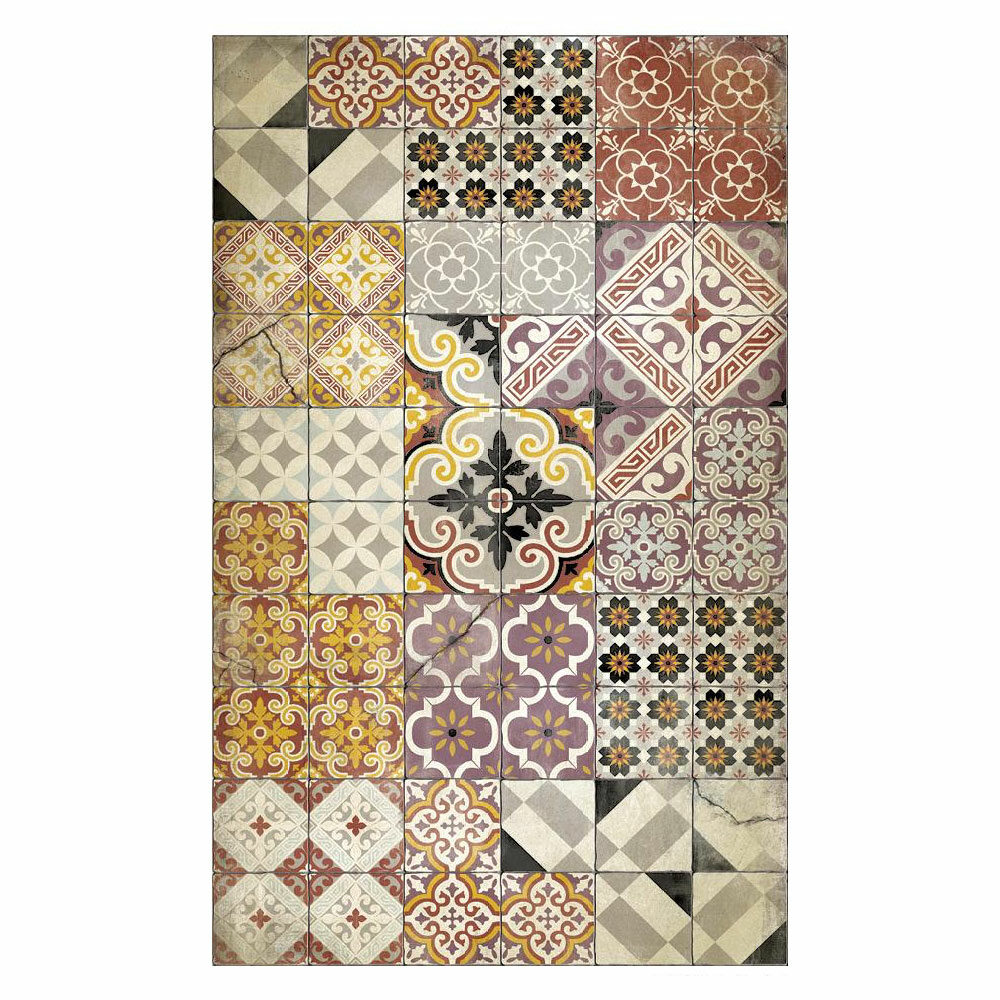 Tapete Decorativo Beija Flor E10 - Floor Mat Eclectic 100/140 Multicolor