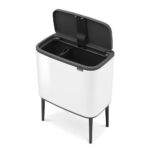 Bote ecológico de doble compartimento Brabantia Bo 11/23L con apertura Soft-Touch - Imagen 2