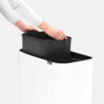 Bote ecológico de doble compartimento Brabantia Bo 11/23L con apertura Soft-Touch - Imagen 4