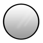 Espejo Pared Redondo 40Cm Ng
