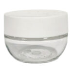 Tarro Curvo con Tapa Blanca 50 ml