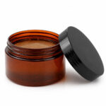 Tarro Ámbar con Tapa Negra 200 ml - Imagen 3
