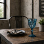 Copa de Vidrio 330 ml Azul - Imagen 4
