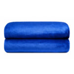 Cobertor de Borrega Smiling Navy Mat/Queen