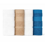 Toalla Facial Blanca 35X35 Cm De Algodón