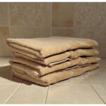 Paquete de 4 Toallas Faciales Beige 35x35 cm - Imagen 2