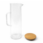 Jarra De Vidiro Con Tapa 1200 Ml 9X24 Cm - Imagen 2