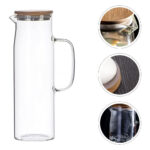 Jarra De Vidiro Con Tapa 1200 Ml 9X24 Cm - Imagen 4