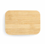 Mantequillera Transparente Con Tapa De Bamboo - Imagen 3