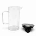 Jarra De Vidrio Con Tapa 1000 Ml 9X12.5 Cm - Imagen 2