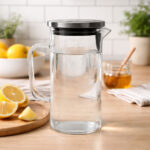 Jarra De Vidrio Con Tapa 1000 Ml 9X12.5 Cm - Imagen 3