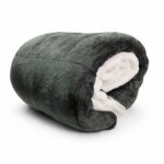 Cobertor Tipo Polar Doble Vista Mat/Queen En Poliester