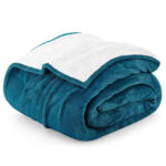 Cobertor Tipo Polar Doble Vista King En Poliester