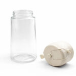 Aceitera De Vidrio Con Tapa Blanca De Plastico - Imagen 3