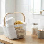 Organizador De Plastico Con Asa De Bamboo - Imagen 5