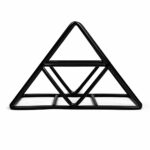 Servilletero Triangulo De Metal Negro 17X11 Cm - Imagen 2