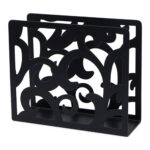 Servilletero Cuadrado Negro 12X10 Cm - Imagen 3