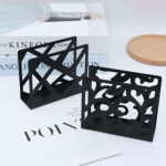 Servilletero Cuadrado Negro 12X10 Cm - Imagen 5