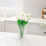 Florero Cuadrado De Vidrio 13X22.5 Cm - Imagen 3