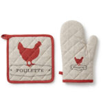 Guante Y Agarradera De Algodón Gallina - Imagen 2