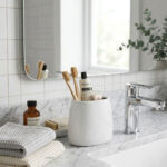 Vaso De Ceramica Seda Blanco - Imagen 4
