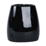 Vaso De Ceramica Seda Negro - Imagen 4