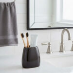 Vaso De Ceramica Seda Negro - Imagen 2