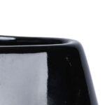 Vaso De Ceramica Seda Negro - Imagen 3