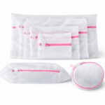 Set De 7 Pzas De Bolsas De Lavanderia En Poliester