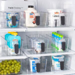 Organizador De Acrilico Con Asa Transparente 27.5X12X15 Cm - Imagen 4