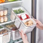 Caja De Almacenamiento Con 3 Compartimentos 34.5X16X14.5 Cm En Plastico - Imagen 5