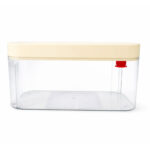 Contenedor Rectangular Con 4 Bandejas Para Hielo 23X12.5X11 Cm En Acrilico Transparente - Imagen 2